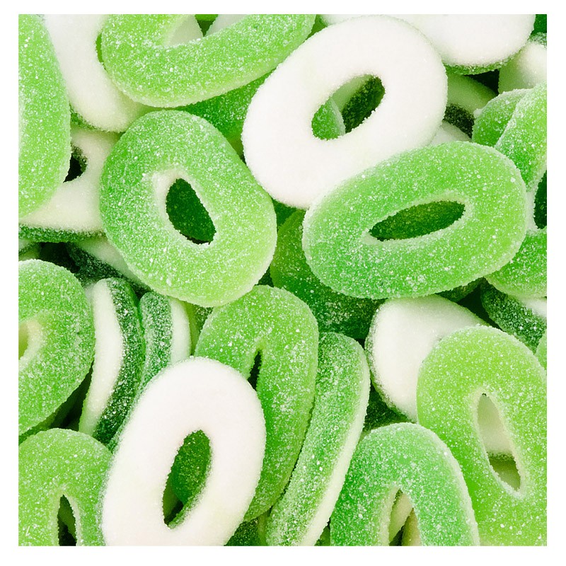 Trolli Apfelringe, Fruchtgummi, 1 kg Beutel