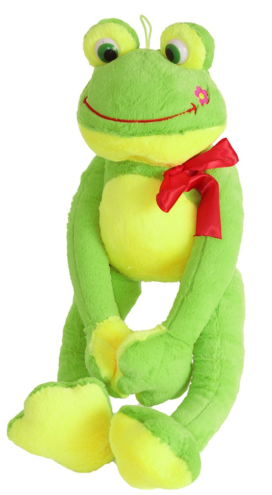 Frosch mit Schlenkerbeinen ca 30/68 cm