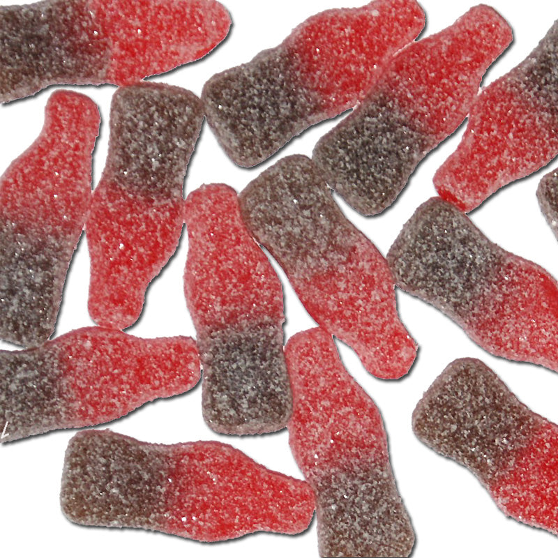 Saure Kirsch-Cola-Flaschen, Fruchtgummi sauer, 2 kg Beutel