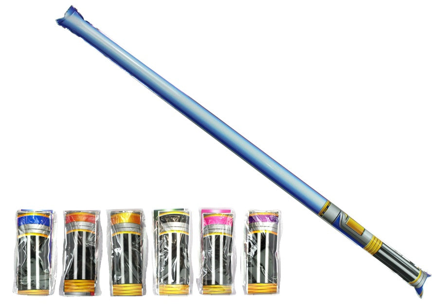 Selbstaufblasendes Schwert 6-fach sortiert, ca. 70 cm