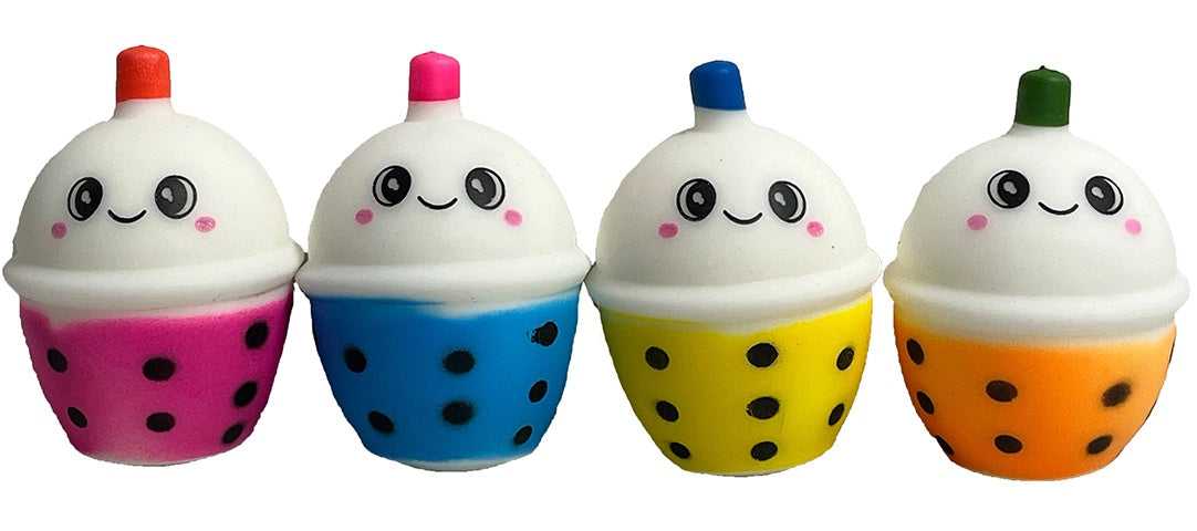 Quetschtier Antistress Bubble Tea 8 cm (TPR + Mehl)