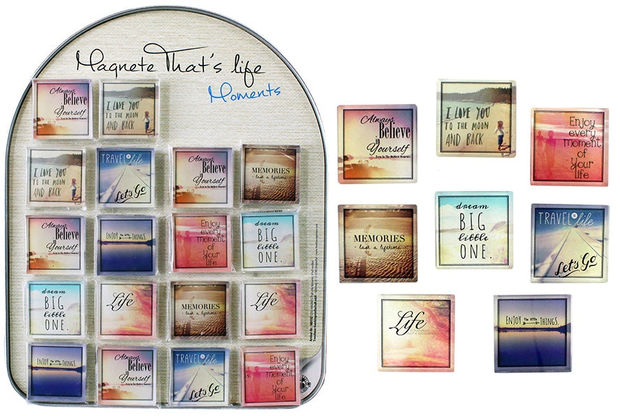 Magnet That's Life Moments COOLMAGNETS ca 4x4x0,5cm