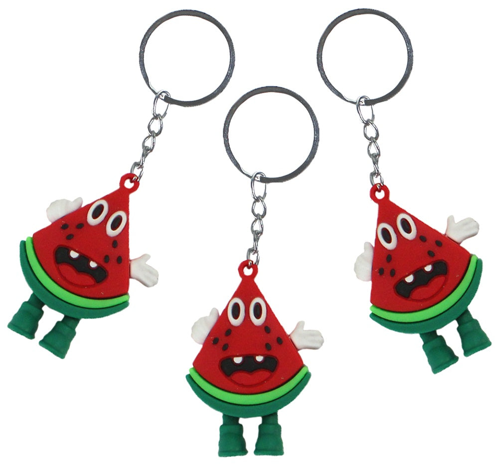 Wassermelonen-Schlüsselanhänger ca. 6x4 cm, bunt und handlich