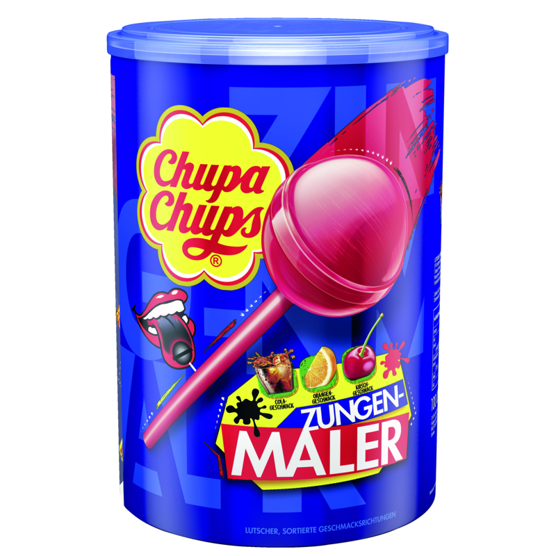 Chupa Chups Zungenmaler 100 Stück in der Dose