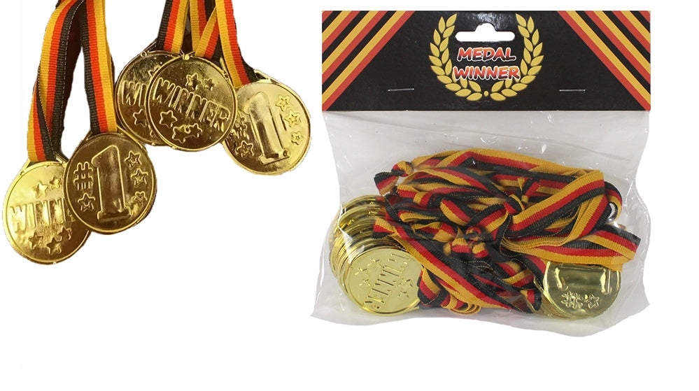 Medaille Winner mit Deutschlandband - ca 4,5cm