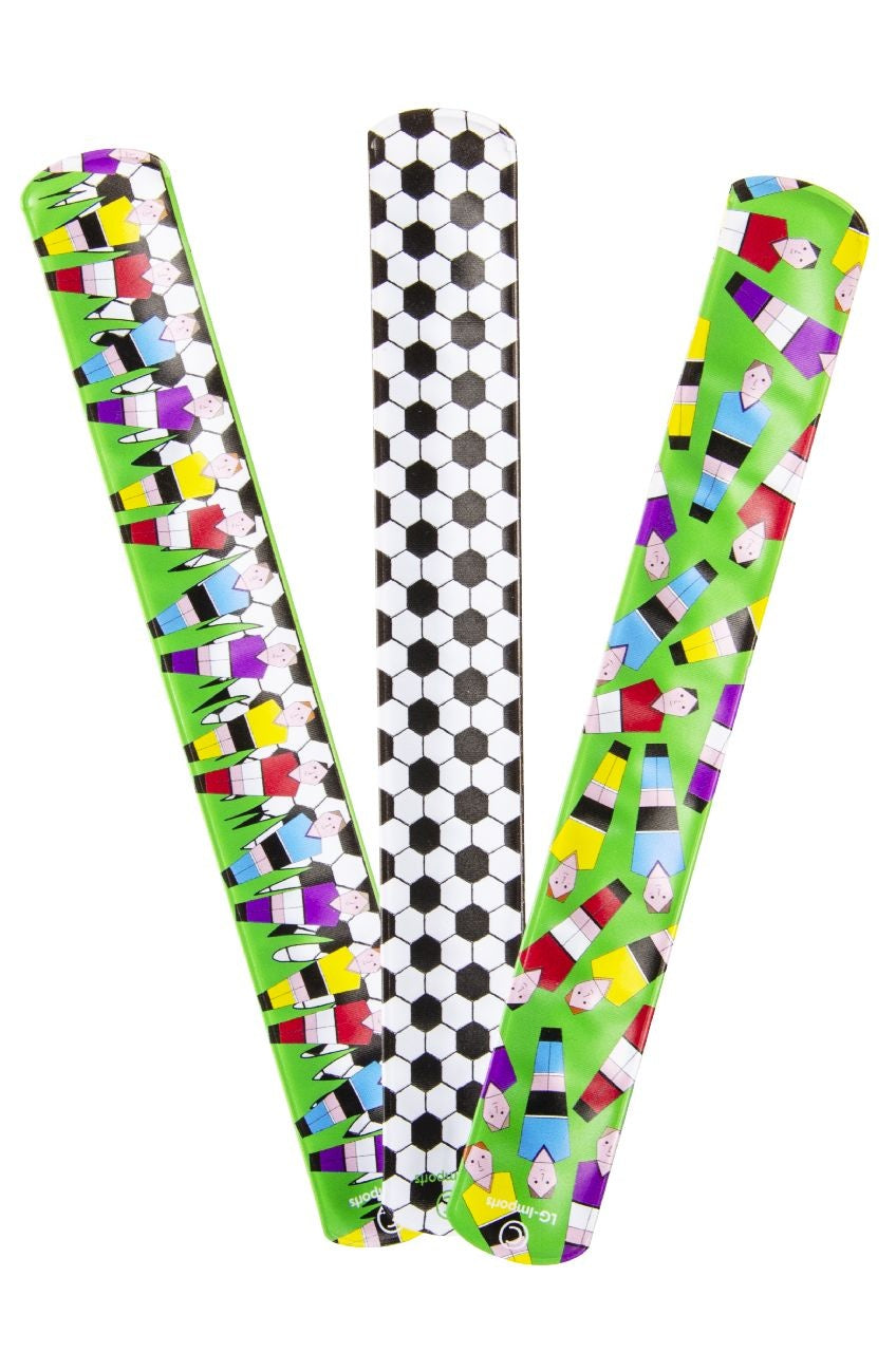 Klatscharmband Schnapparmband Fussball sortiert ca 22x3cm