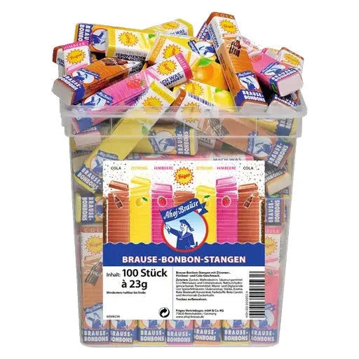 Ahoj Brause Ahoj Brause Bonbon Stangen 100 Stück in der Dose candytoys.ch Switzerland