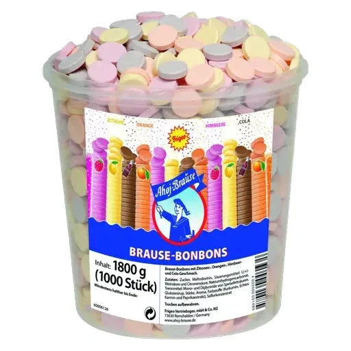 Ahoj Brause Ahoj-Brause Brause Bonbons 1000 Stück in der Dose