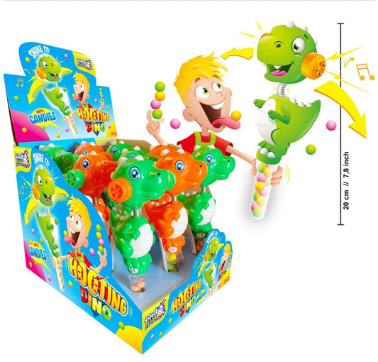 Alex Sweets GmbH Sweet Flash Hooting Dino 12 Stück im Karton