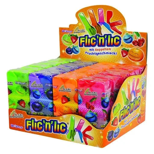 au'some au'some Flic'n' Lic Original 24 Stück im Karton candytoys.ch Switzerland