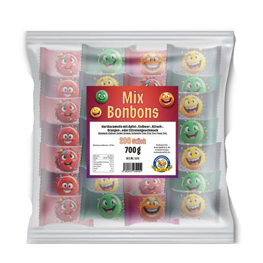 candytoys.ch 200 x Bonbon-Mix "Frucht" 700g