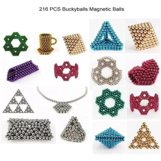candytoys.ch 216 Mini Magnetkugeln Silber Grösse 4.9mm
