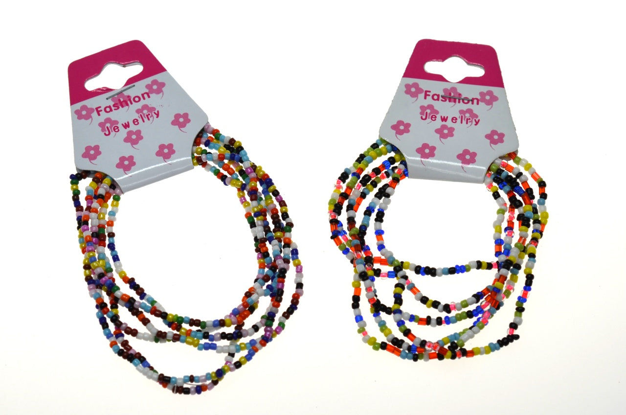 candytoys.ch Armband bunt 6 Stück an Karte - 4-farbig sortiert Preis für 6 Armbänder candytoys.ch Switzerland