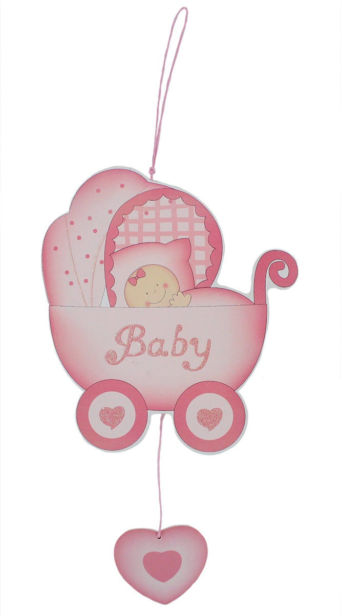 candytoys.ch Bieco Baby Deko Hänger rosa ca 23,5x15cm candytoys.ch Switzerland