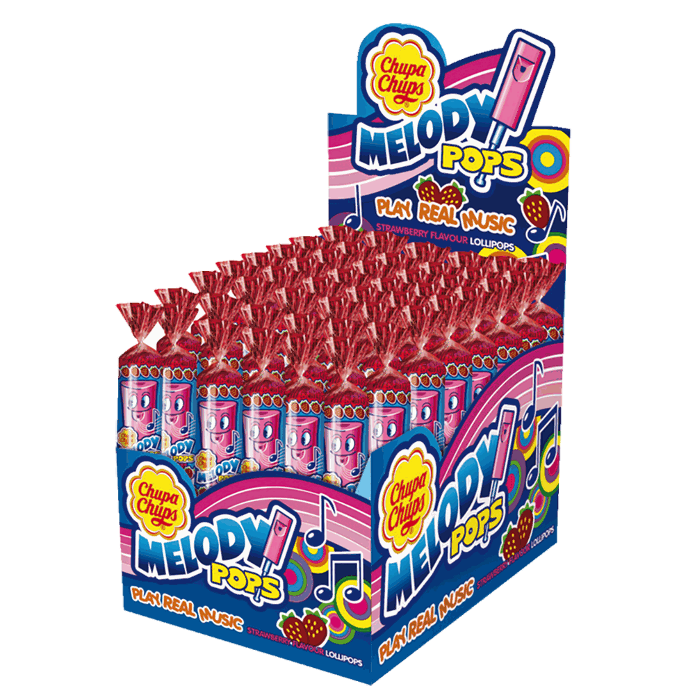 candytoys.ch Chupa Chups Melody Pops 48 Stück im Karton candytoys.ch Switzerland
