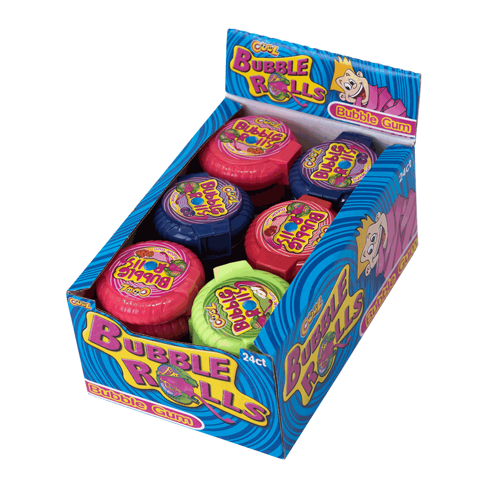 candytoys.ch Cool Bubble Rolls 24 Stück im Karton candytoys.ch Switzerland