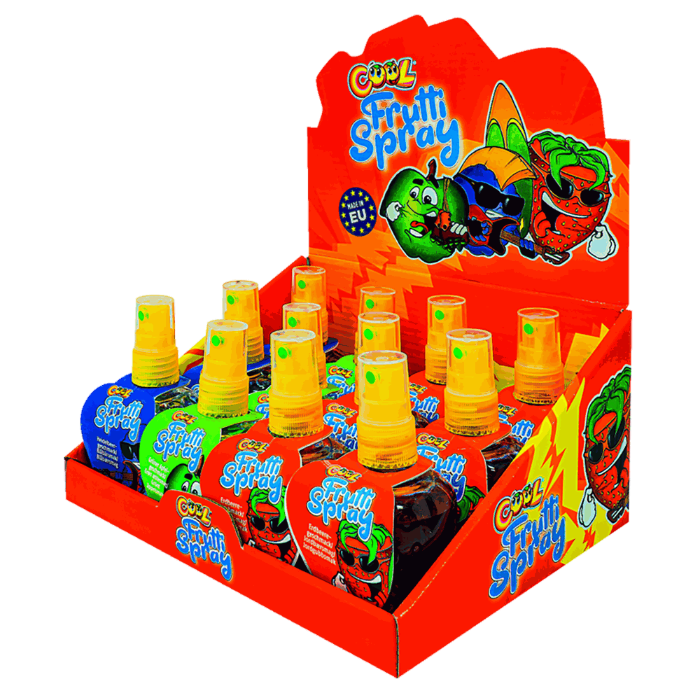 candytoys.ch Cool Frutti Spray12 Stück im Karton candytoys.ch Switzerland