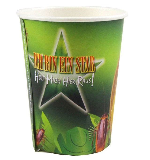 candytoys.ch Dschungel Camp 8 Stück Papp Becher - ca 0,2 l 'Ich bin ein Star - holt mich hier raus' candytoys.ch Switzerland