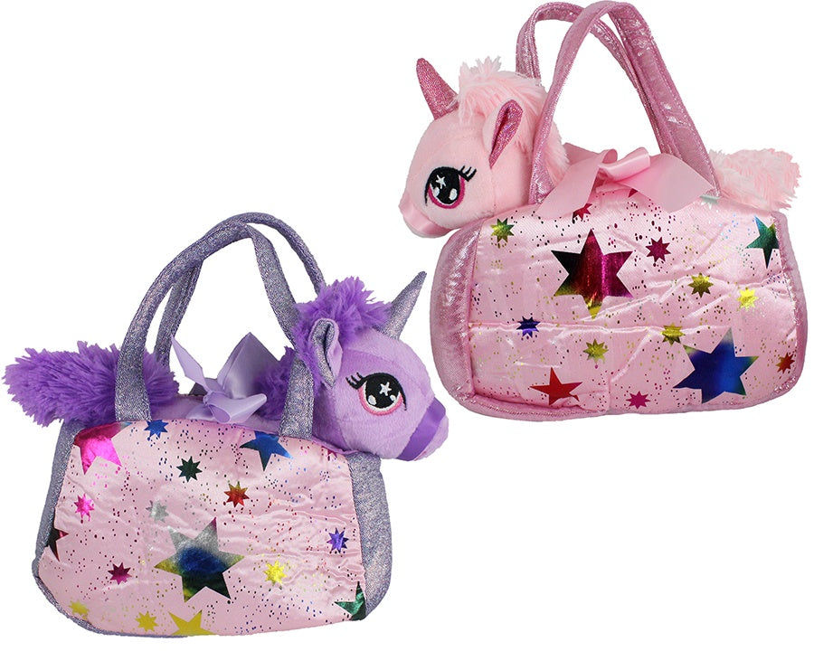 candytoys.ch Einhorn in Tragetasche 2-farbig sortiert ca 22cm candytoys.ch Switzerland