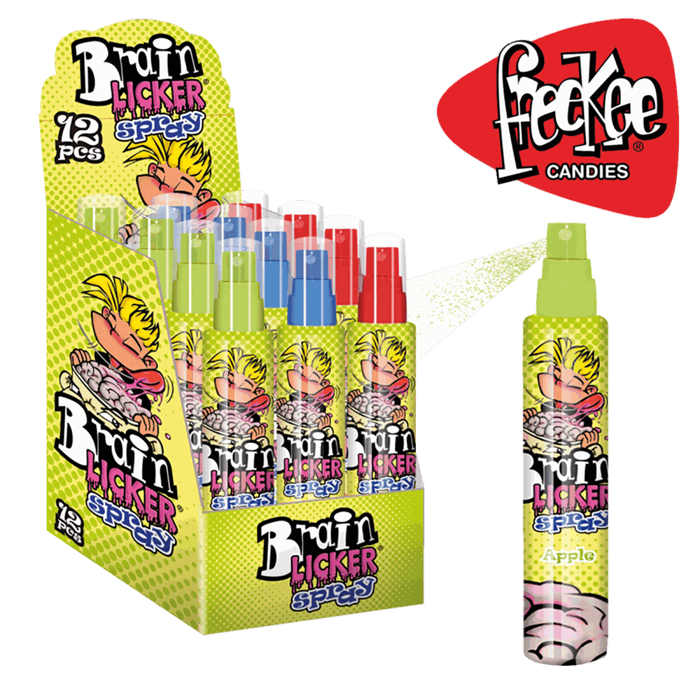 candytoys.ch freekee Brain Licker Spray 12 Stück im Karton candytoys.ch Switzerland