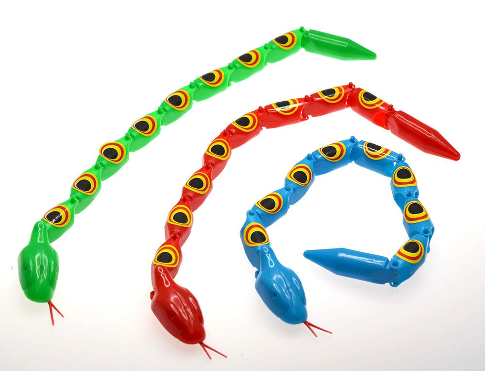 candytoys.ch Gelenkschlange 3 Farben sortiert im Beutel auf Karte candytoys.ch Switzerland