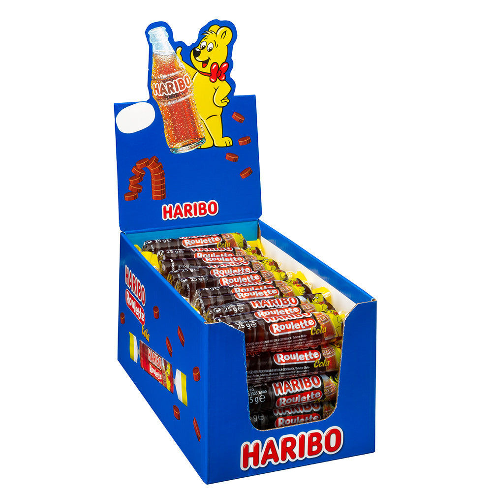 candytoys.ch Haribo Happy Cola Roulette 50x25g im Karton candytoys.ch Switzerland
