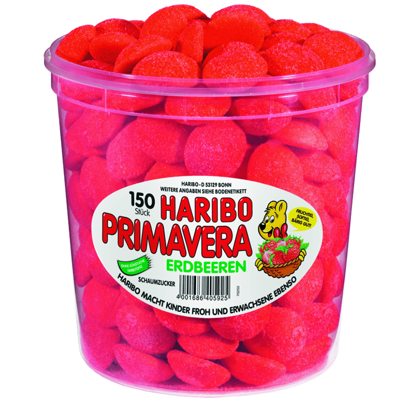 candytoys.ch Haribo Primavera 150 Stück in der Dose candytoys.ch Switzerland