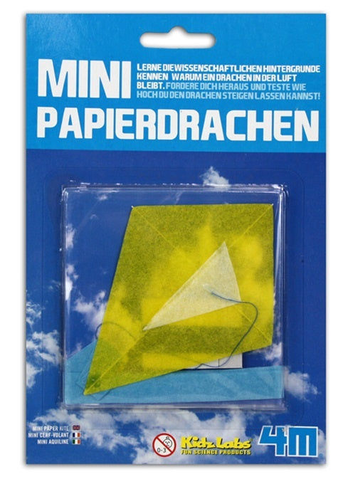 candytoys.ch HCM Papierdrachen 'Lernspielzeug' auf Karte ca 19,5x13cm candytoys.ch Switzerland
