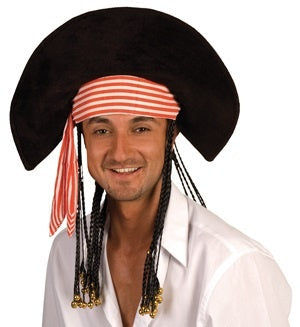 candytoys.ch Hut - Piratenhut Dave mit Rastazöpfen candytoys.ch Switzerland