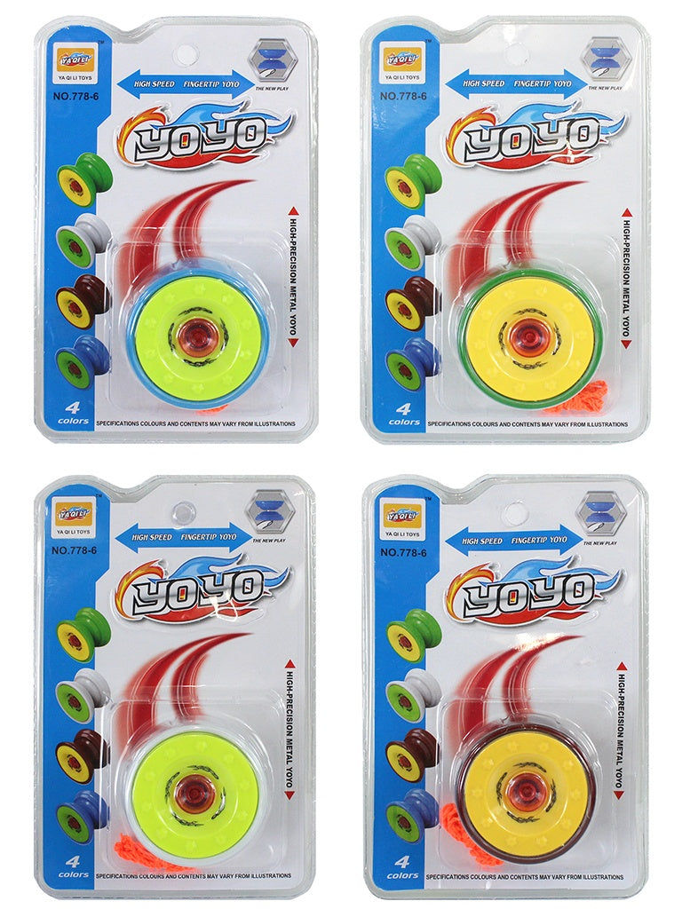 candytoys.ch Jo-Jo 4-farbig sortiert auf Karte ca 18x12cm candytoys.ch Switzerland