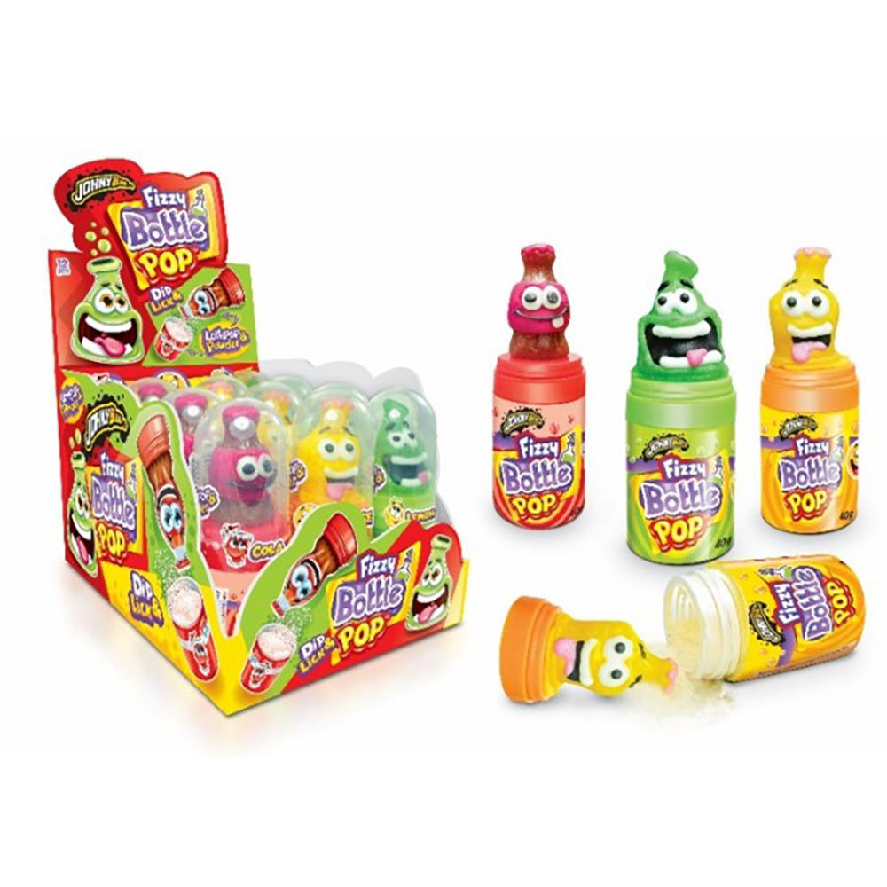 candytoys.ch Johny Bee Fizzy Bottle Pop 12 Stück im Karton candytoys.ch Switzerland