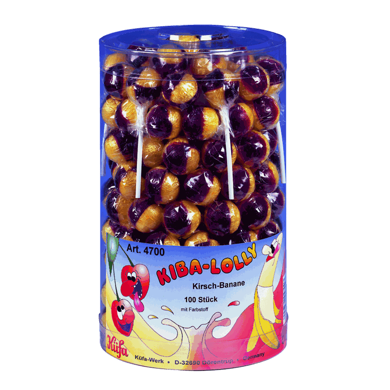 candytoys.ch Küfa Kiba Lolly 100 Stück in der Dose candytoys.ch Switzerland