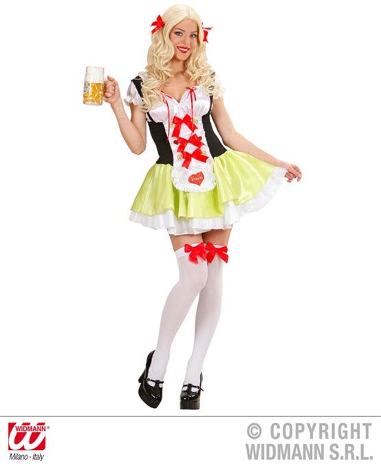 candytoys.ch Kostüm Bayrisches Biermädchen Oktoberfest - Größe M Kostüm besteht aus Kleid und Haarklammern mit Schleife candytoys.ch Switzerland
