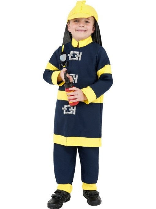 candytoys.ch Kostüm - Feuerwehrmann Oberteil, Hose und Hut für ca 7-9 Jahre candytoys.ch Switzerland