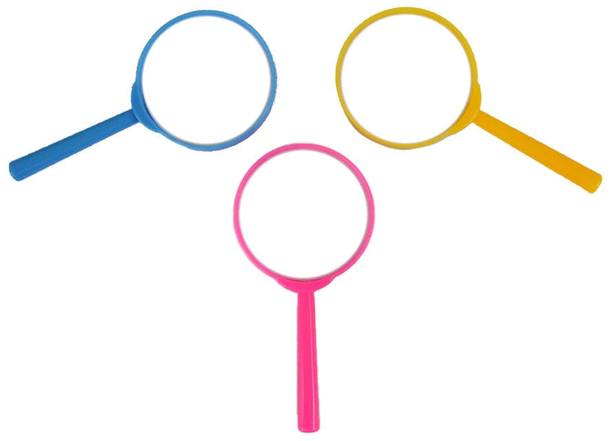 candytoys.ch Lupe 3-farbig sortiert im Beutel, ca 12,5 cm (Ø ca 6 cm) candytoys.ch Switzerland