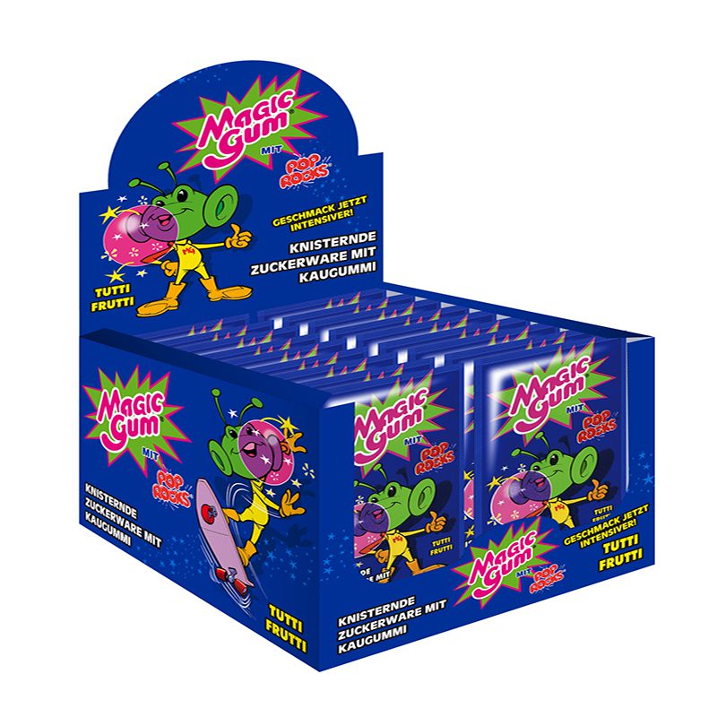 candytoys.ch Magic Gum Tutti Frutti 50 Stück im Karton candytoys.ch Switzerland