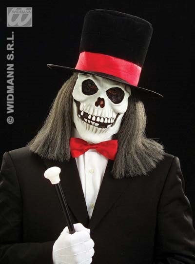 candytoys.ch Maske - Totenkopf mit Hut und Haar candytoys.ch Switzerland