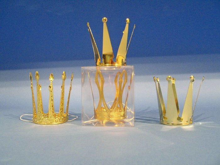 candytoys.ch Metallkrone, gold, sortiert, in Klarsichtdose candytoys.ch Switzerland
