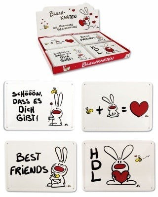 candytoys.ch NIC - Blechkarte 4-fach sortiert - ca 14,5x10cm candytoys.ch Switzerland