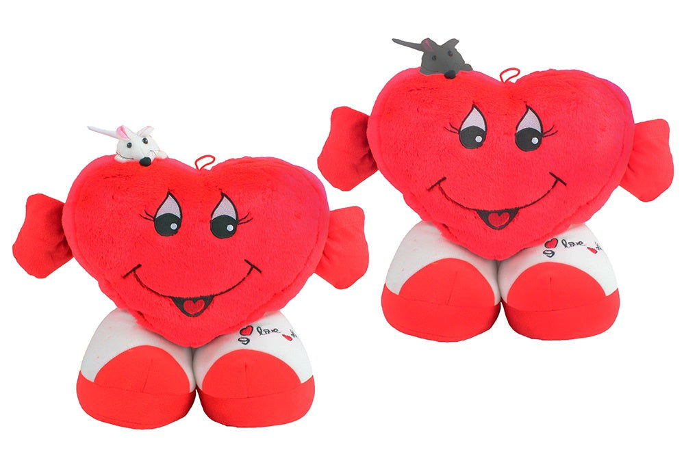 candytoys.ch Plüsch Herz mit Arme und Beine stehend ca 32/36cm candytoys.ch Switzerland