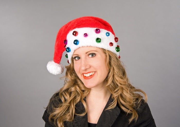 candytoys.ch Plüsch-Nikolausmütze mit bunten Glöckchen candytoys.ch Switzerland