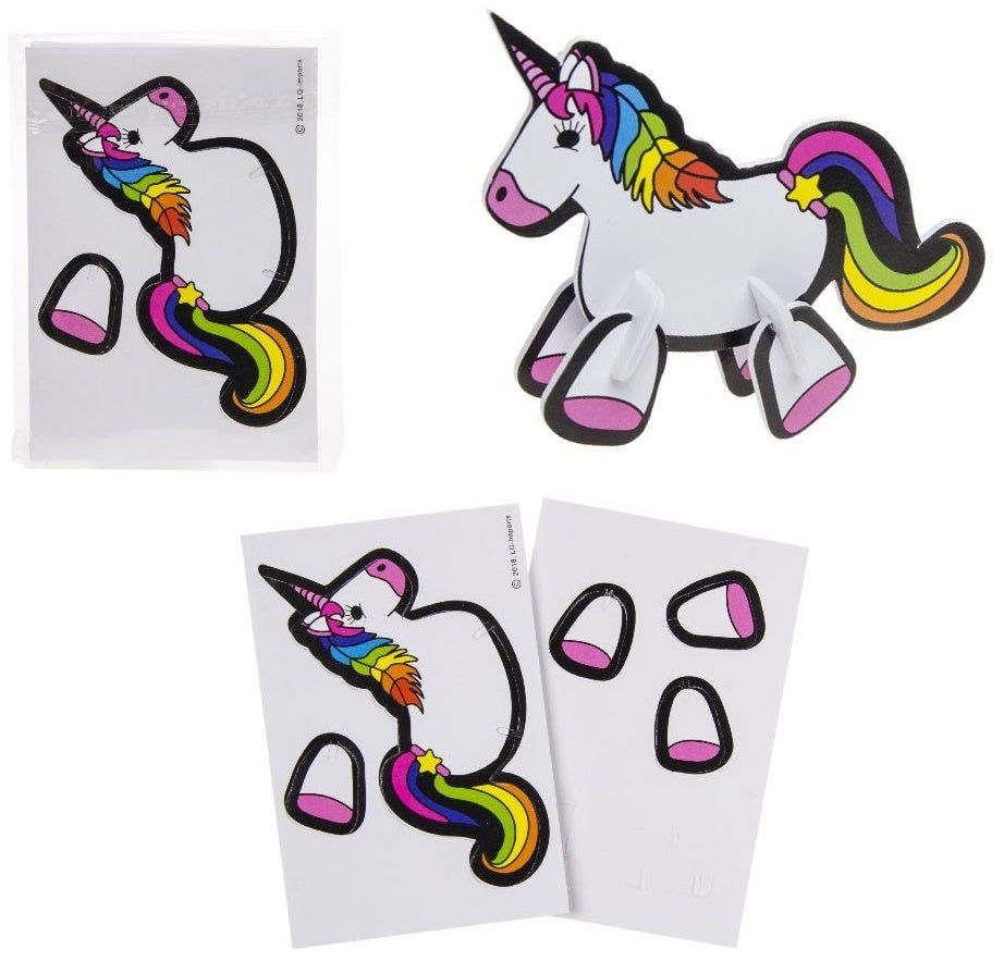 candytoys.ch Puzzle 3 D Puzzle Einhorn ca 10,5 x 7,5 cm candytoys.ch Switzerland