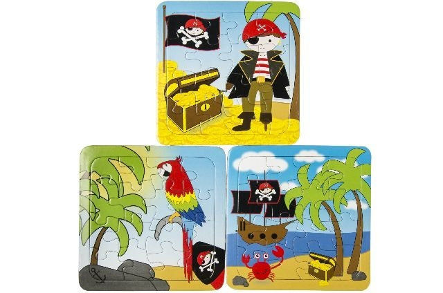 candytoys.ch Puzzle Papierpuzzle Pirat 3 fach sortiert - ca 13,5x13cm candytoys.ch Switzerland