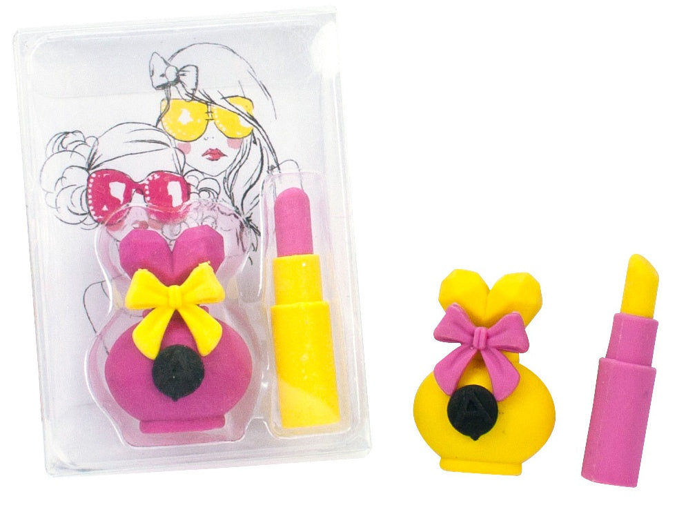 candytoys.ch Radierer Beauty 2er Set 2-fach sortiert in Schachtel - ca 7,5x5,5x2,5cm candytoys.ch Switzerland
