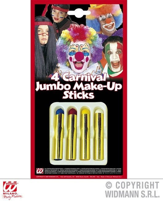 candytoys.ch Schmink Stifte 4er Set 21ml auf Karte ca 21,5x11,5cm candytoys.ch Switzerland