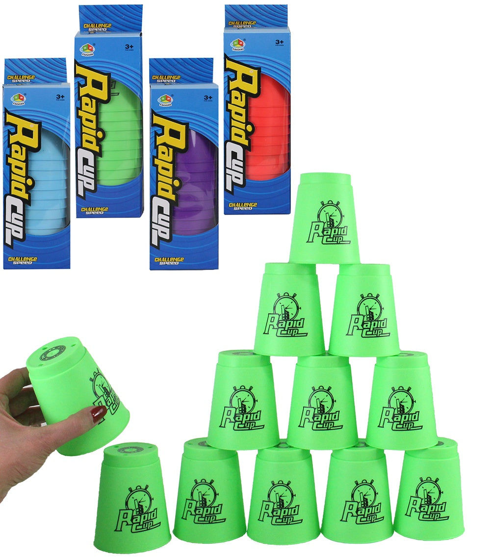 candytoys.ch Stapelbecher 12 Becher 4 Farben lieferbar ca 9,5cm candytoys.ch Switzerland