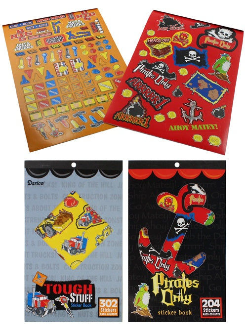 candytoys.ch Stickerbuch 2-fach sortiert ca 24,5x14,5cm candytoys.ch Switzerland