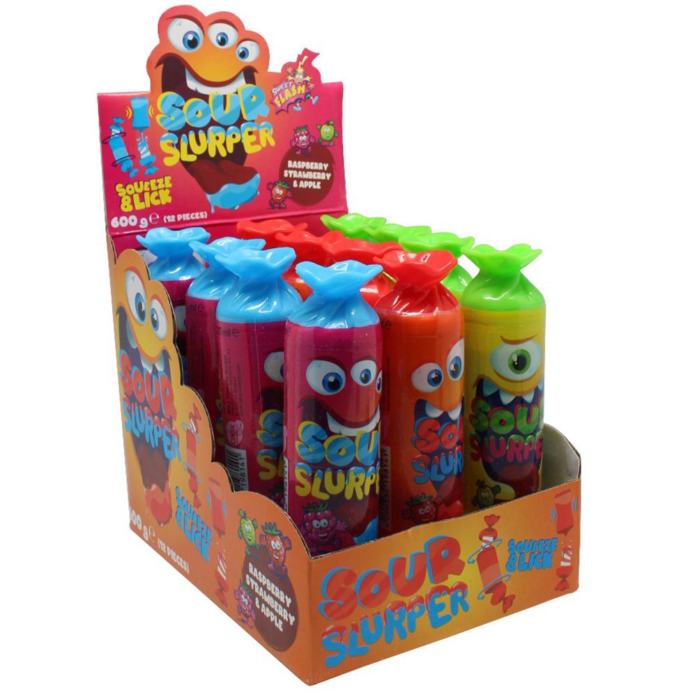 candytoys.ch Sweet Flash Sour Slurper 12 Stück im Karton candytoys.ch Switzerland