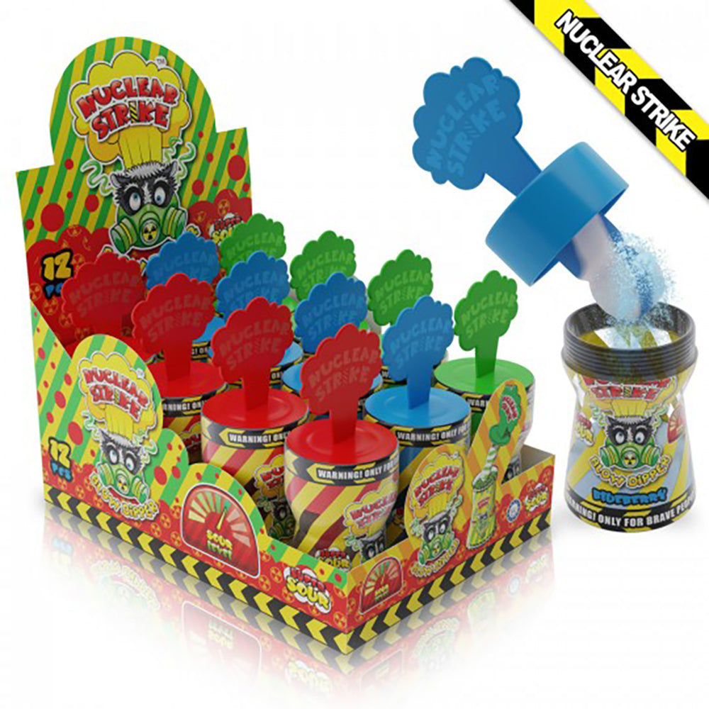 candytoys.ch Sweetmania Nuclear Strike Blow Dipper Super sour 12 Stück im Karton candytoys.ch Switzerland
