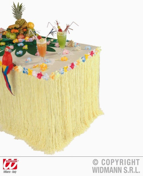 candytoys.ch Tischdekoration mit Blumen 'Tischrock' Hawaii - ca 275x75cm Deko auf dem Bild nicht enthalten candytoys.ch Switzerland